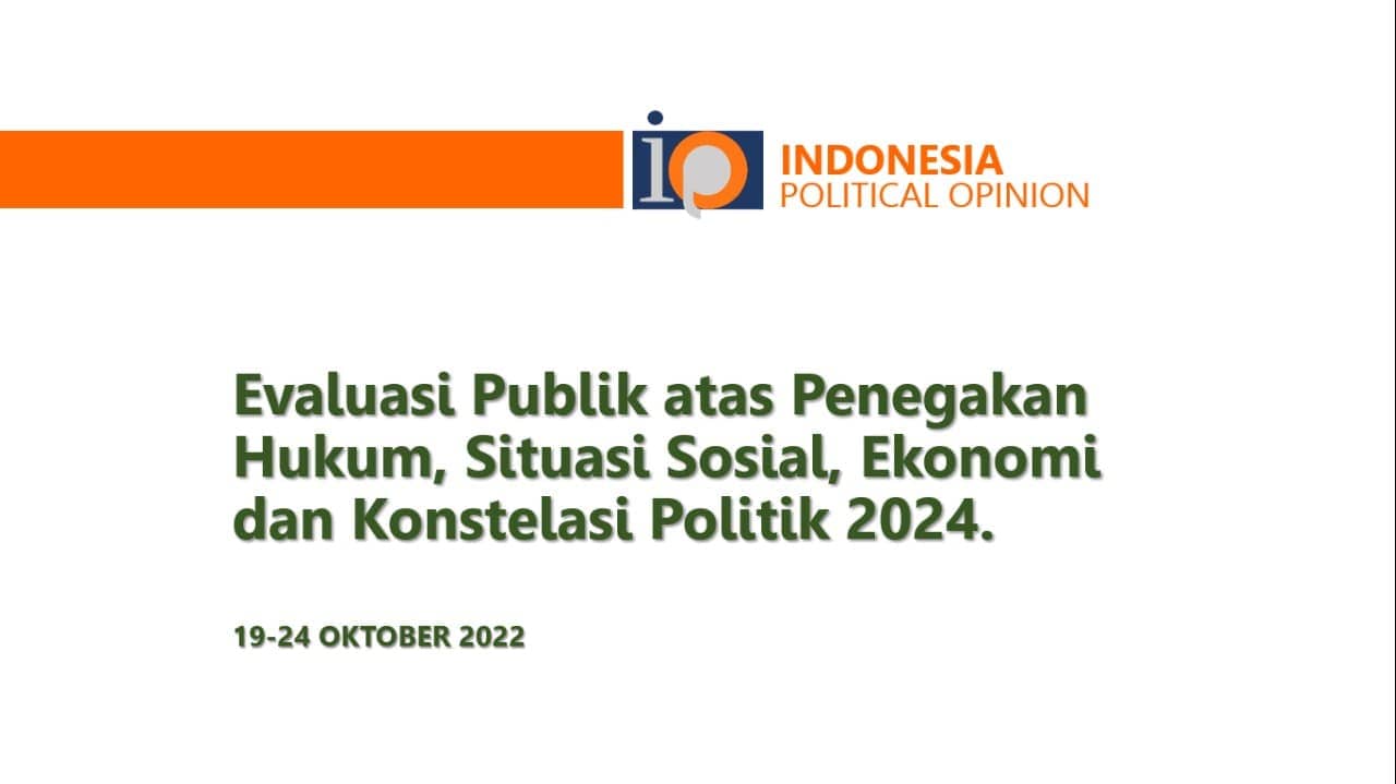 Survei Evaluasi Publik atas Penegakan Hukum, Situasi Sosial, Ekonomi dan Konstelasi Politik 2024